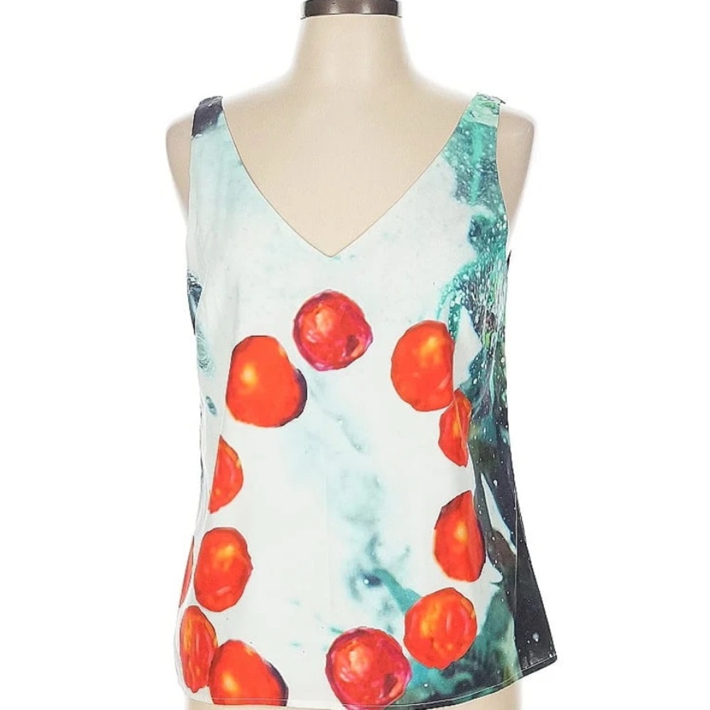 Misha Nonoo Stylish Multicolor Women's Silk Top